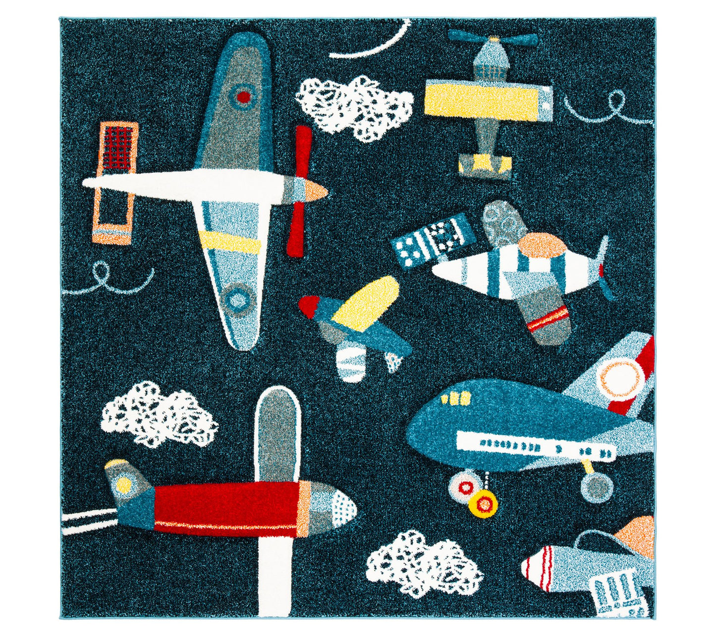 Carousel Kids 167 Collection 5'-3" X 5'-3" Squa re Rug