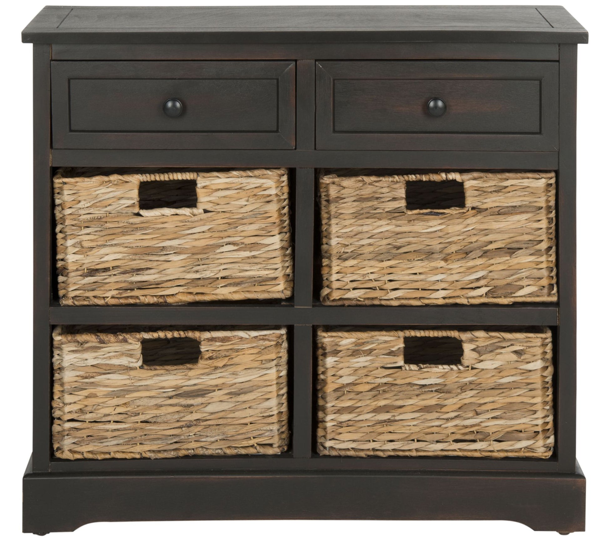Safavieh Herman Storage Unit W/ Wicker Baskets