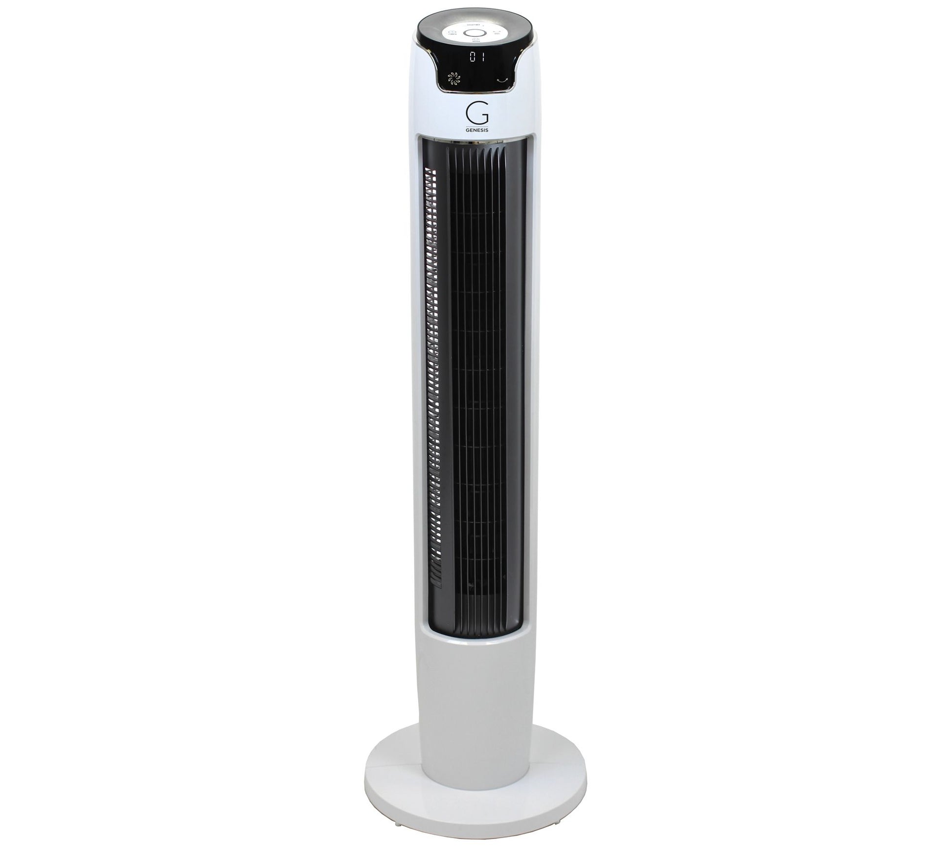 Genesis Powerful 43 Inch Oscillating Tower Fanwith Remote