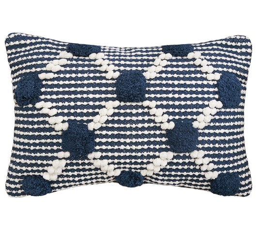 carol&frank Josie Indigo Pillow