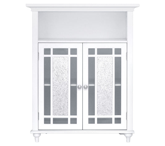 Teamson Home Windsor Wooden Floor Cabi net, Glas Doo