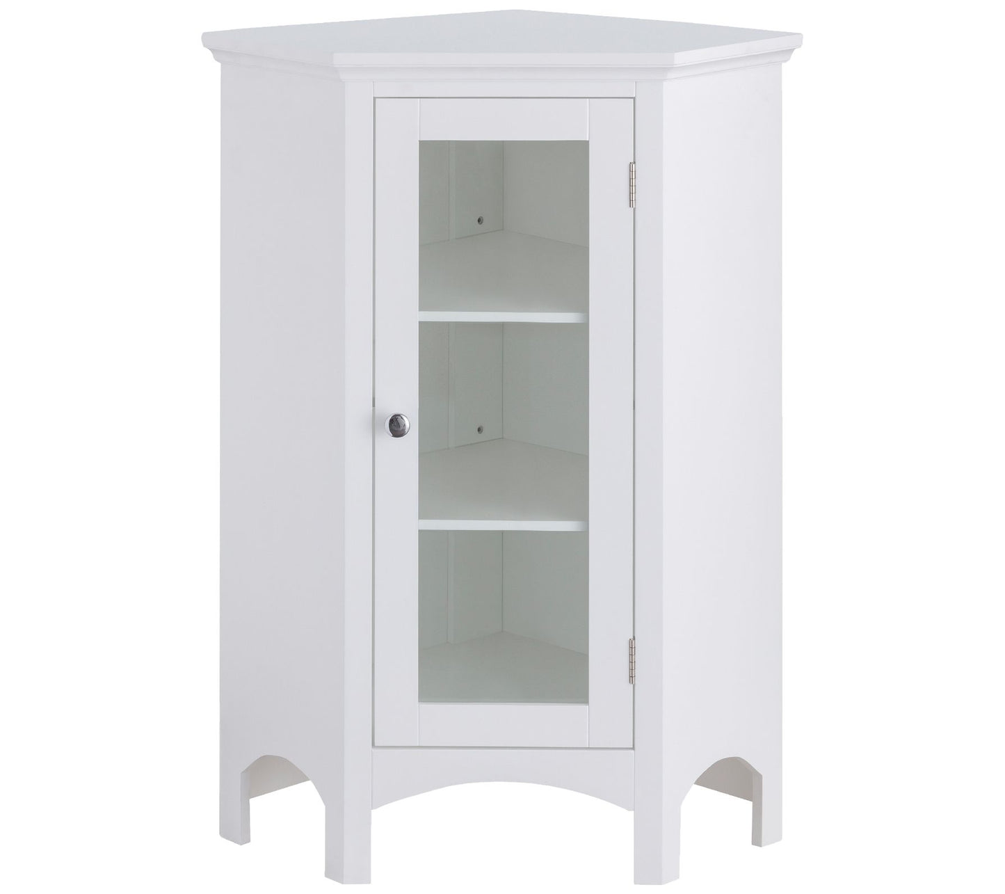 Teamson Home Wood Corner Floor Cabinet , Glassoor