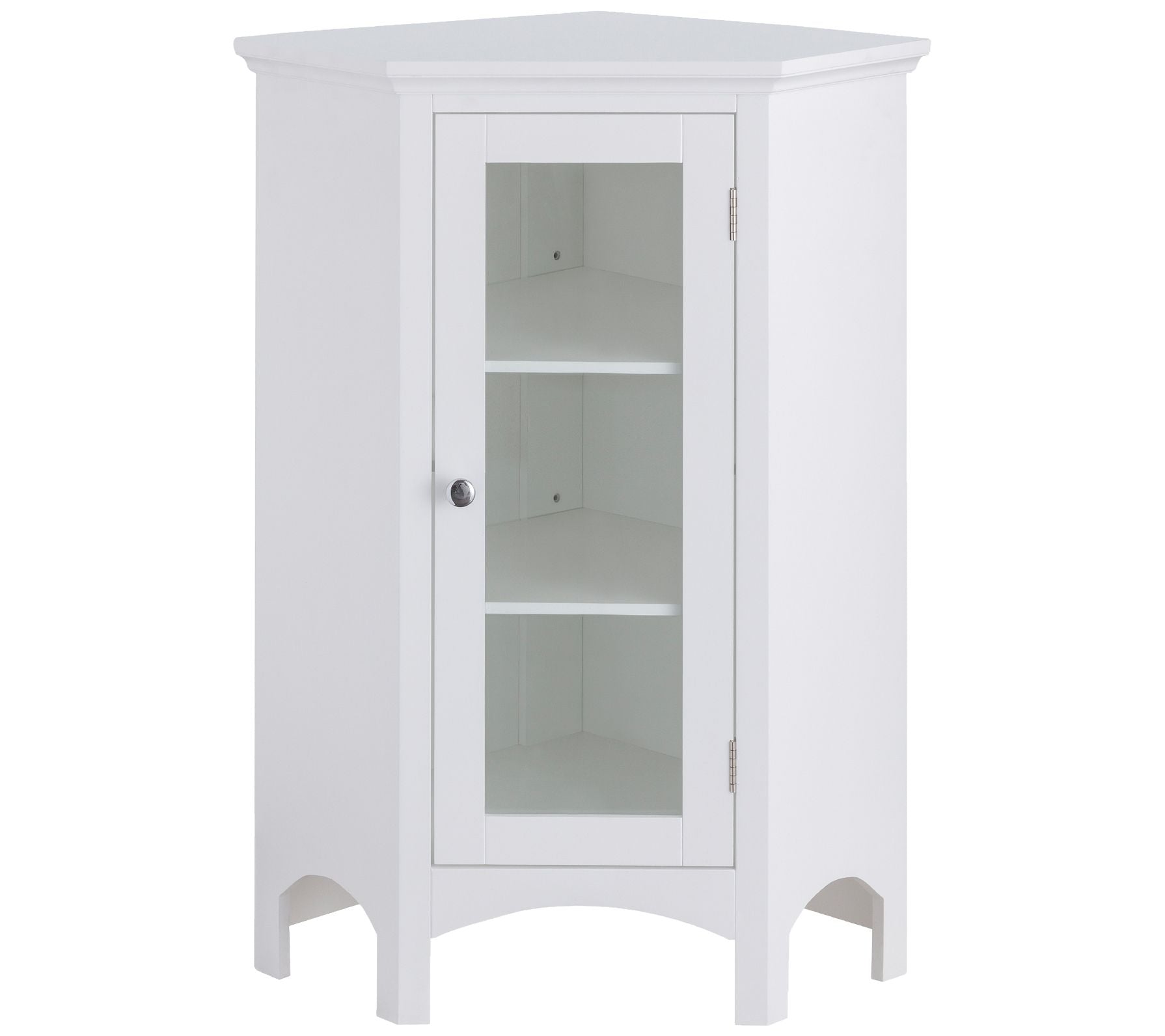 Teamson Home Wood Corner Floor Cabinet , Glassoor