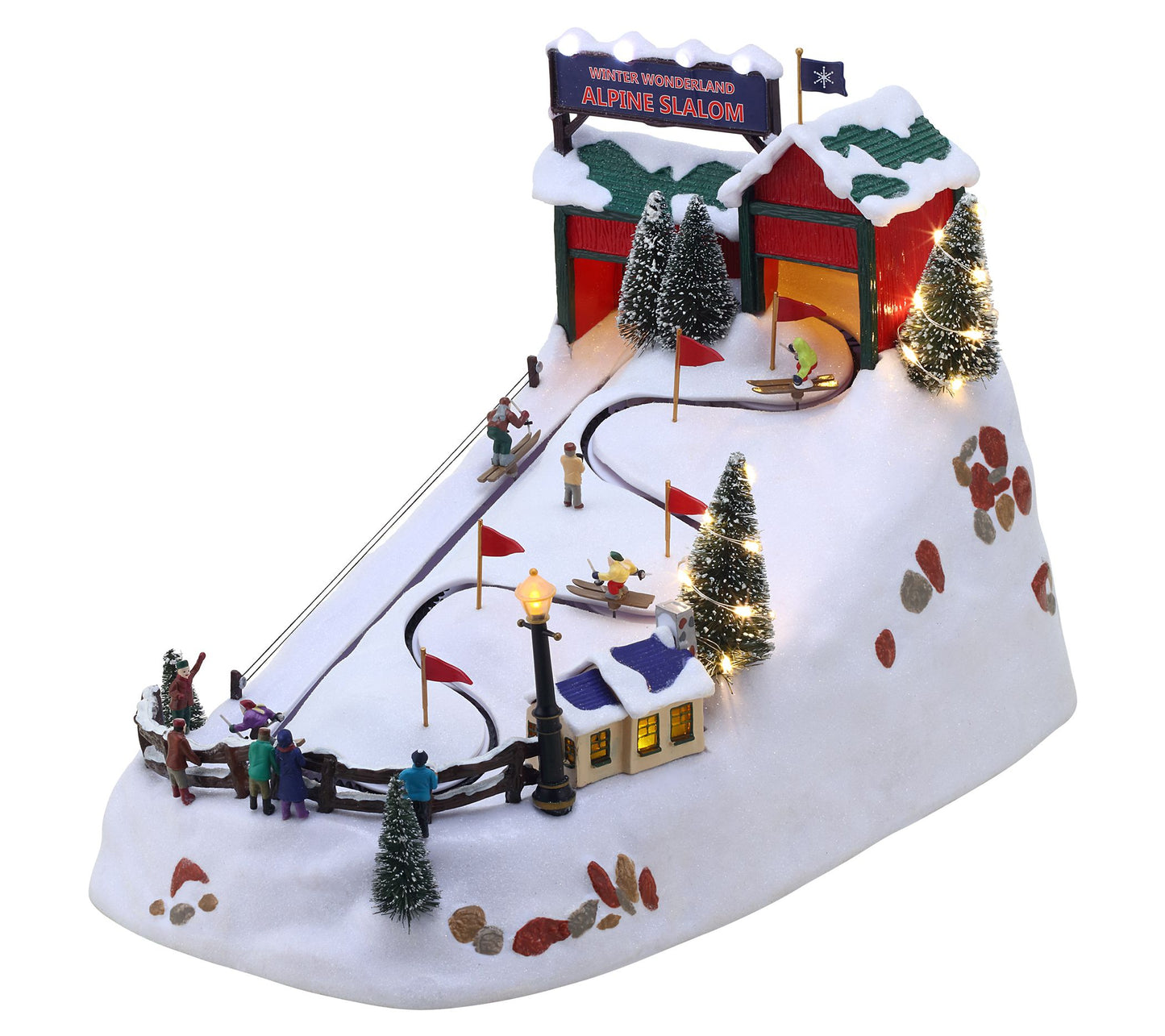 Mr. Christmas 14.75" Winter Wonderland Alpine Slalom