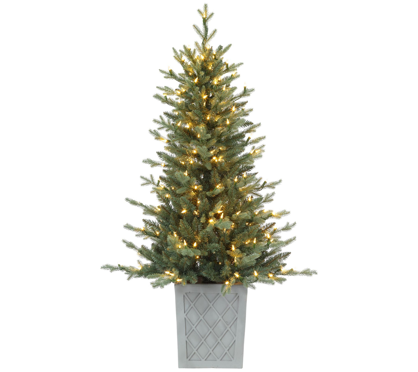Haute Decor 4.5' Pre-Lit Barcelona Blue Tree