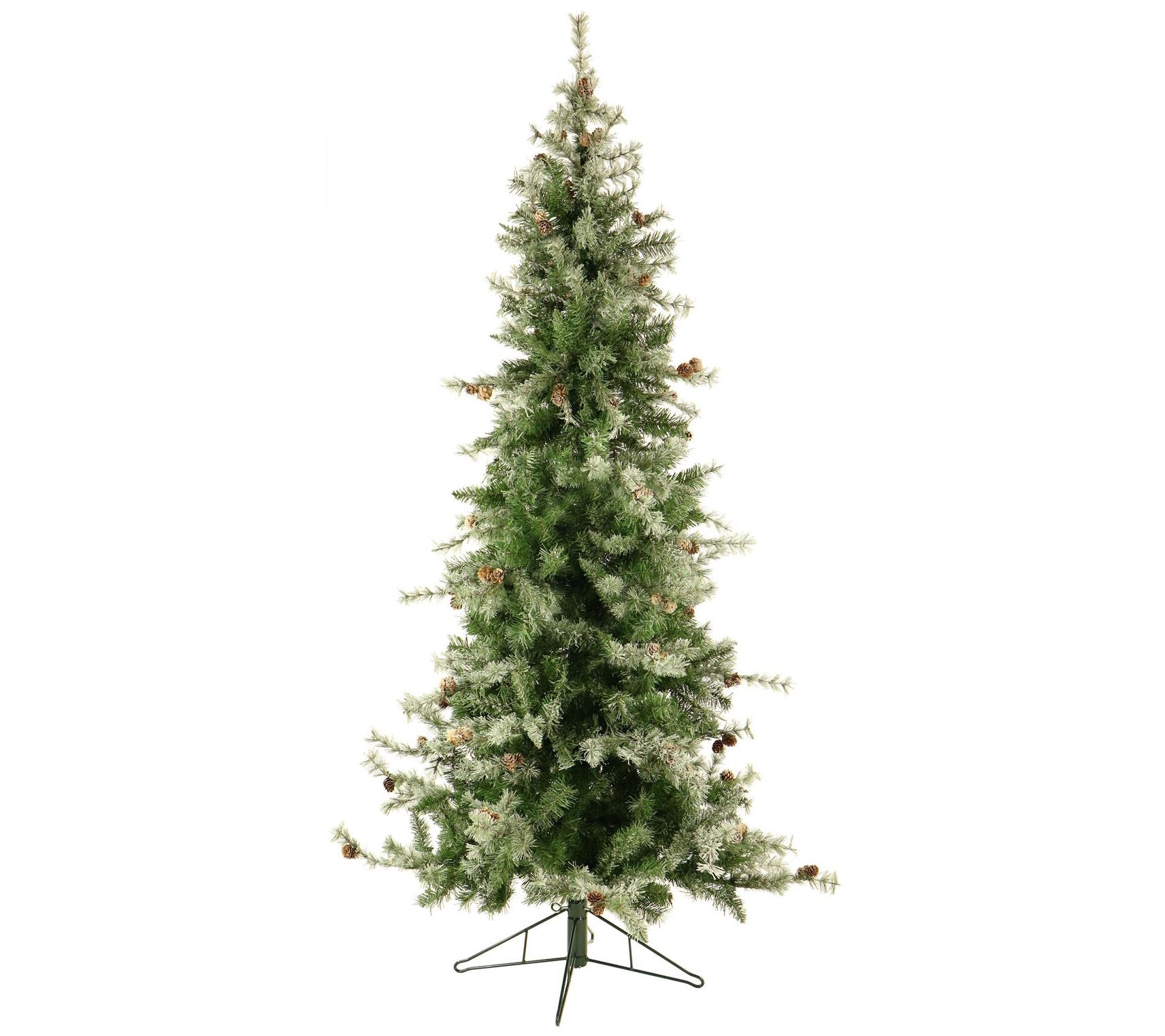 Fraser Hill Farm 6.5' Buffalo Fir LED Slim Christmas Tree