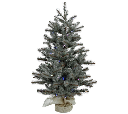 Fraser Hill Farm 4-Ft. Heritage Pine Artificial Tree with Burl