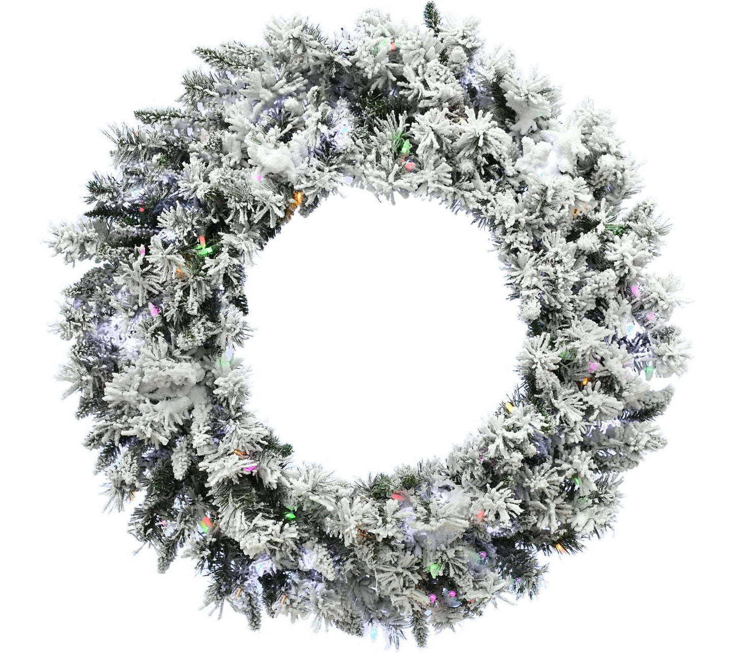 Fraser Hill Farm 36-In. Mountain Pine Flocked Wreath