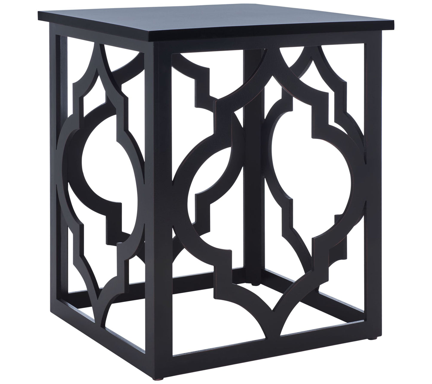 Safavieh Milo Trellis Metallic Leaf End Table