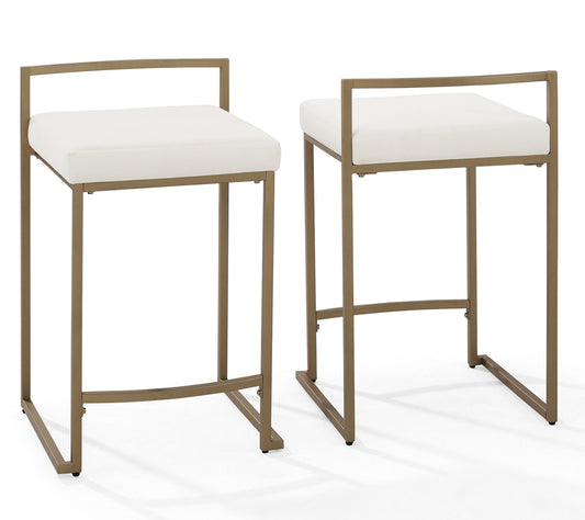 Crosley Furniture Harlowe 2-Pc Counter Stool Se t
