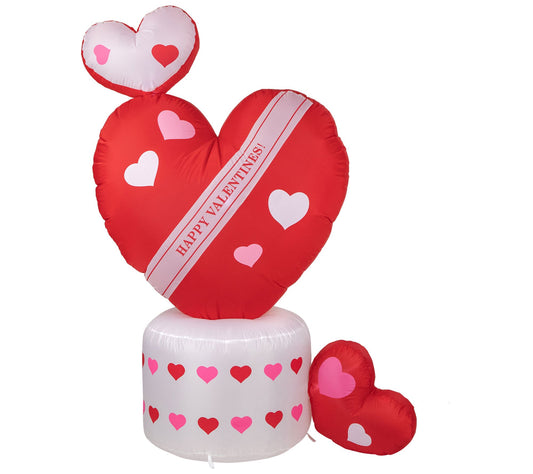 Northlight 5' Inflatable Lighted Valentine's Day Heart Decor