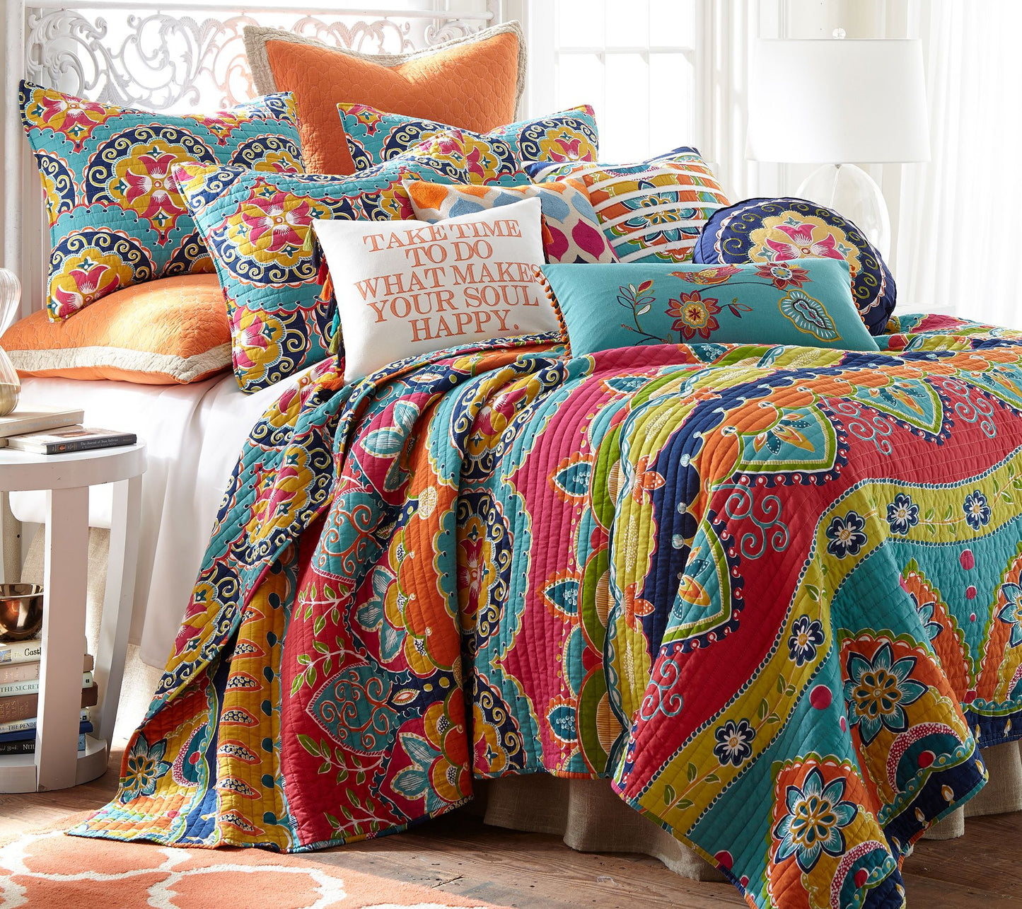 Levtex Home Amelie Boho 3-Piece King/Cal King Quilt Set