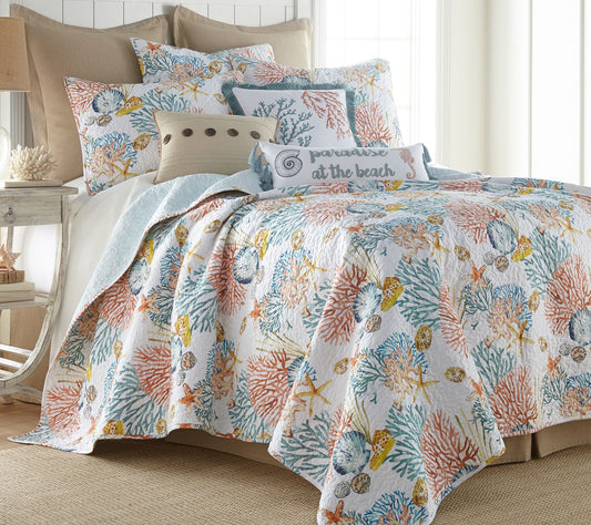 Levtex Home Bay Islands 2-Piece Coastal Twin/Tw in XL Quilt Se