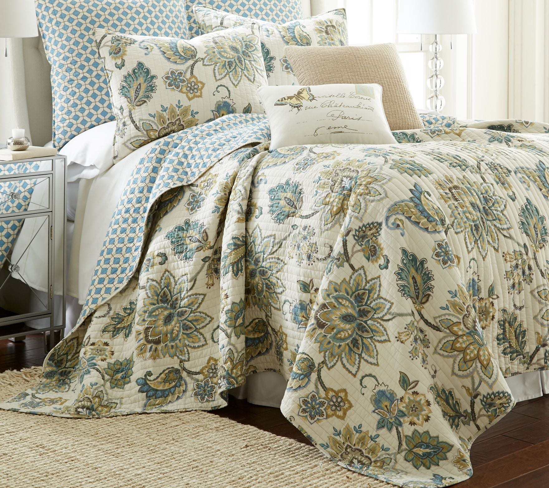 Levtex Home Palladium Grey 2-Piece Twin/Twin XLQuilt S