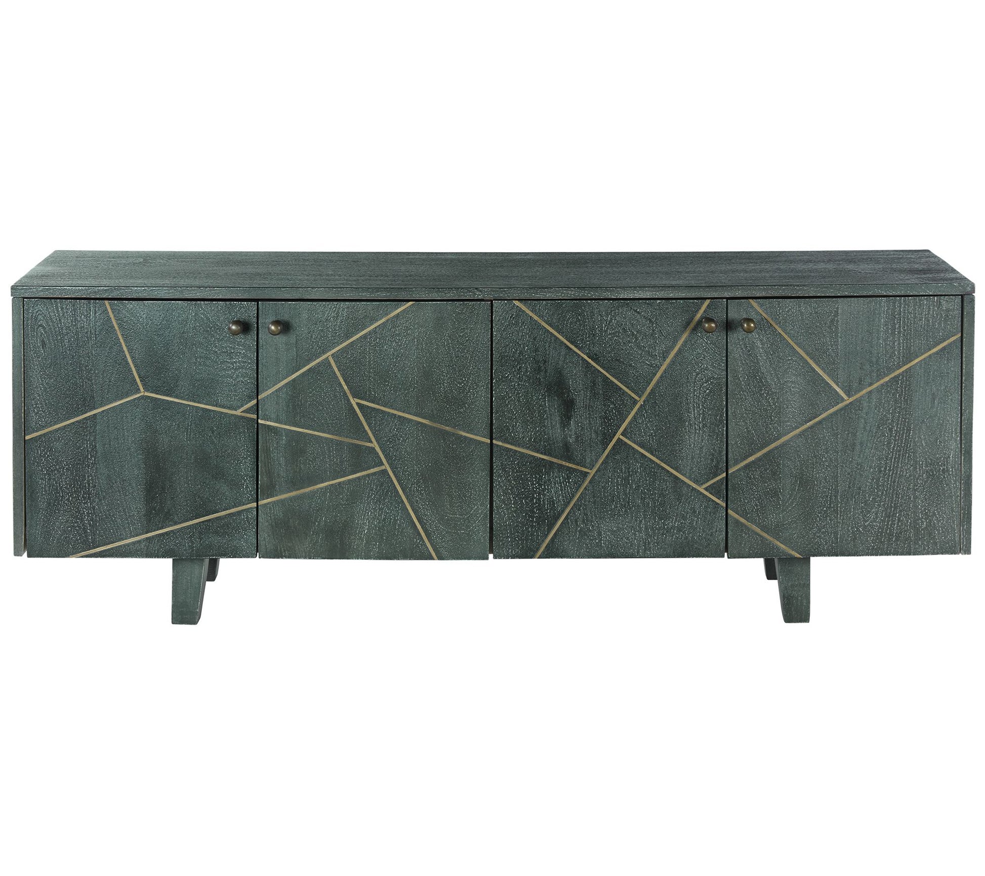 River of Goods 54"L Modern Mango Wood Cabinet