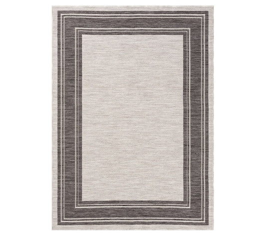 Ox Bay Bordered PET Indoor/Outdoor Area Rug, 7'10" x 8'10"