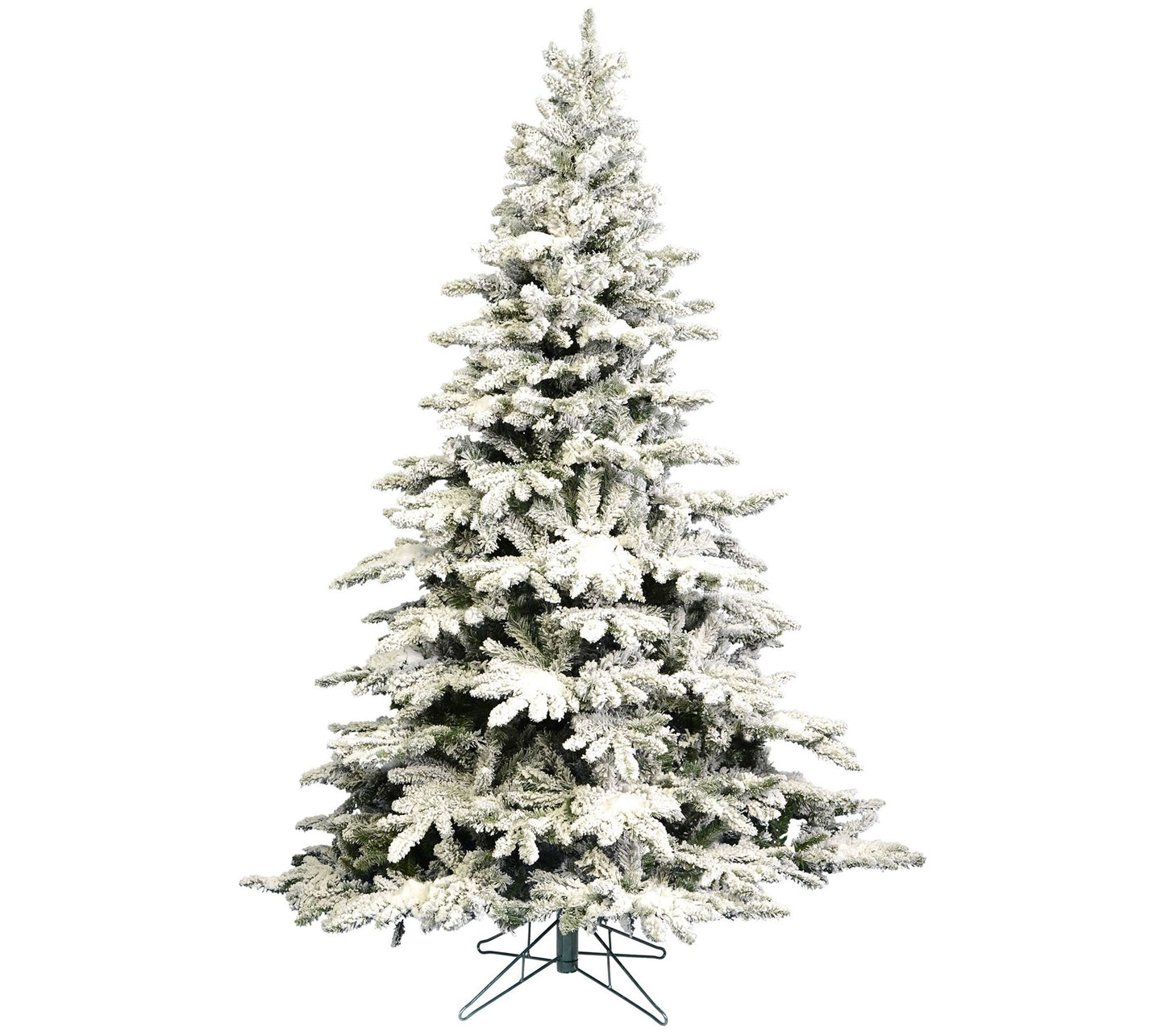 Vickerman 6.5' Flocked Utica Fir Artificial Christmas Tree, Un