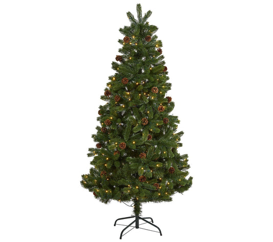 Nearly Natural 6-ft Rocky Mountain Spruce Christmas Tree