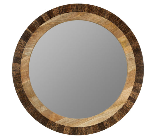 River of Goods 32" Hudson Wood and Glass Wall Mirror