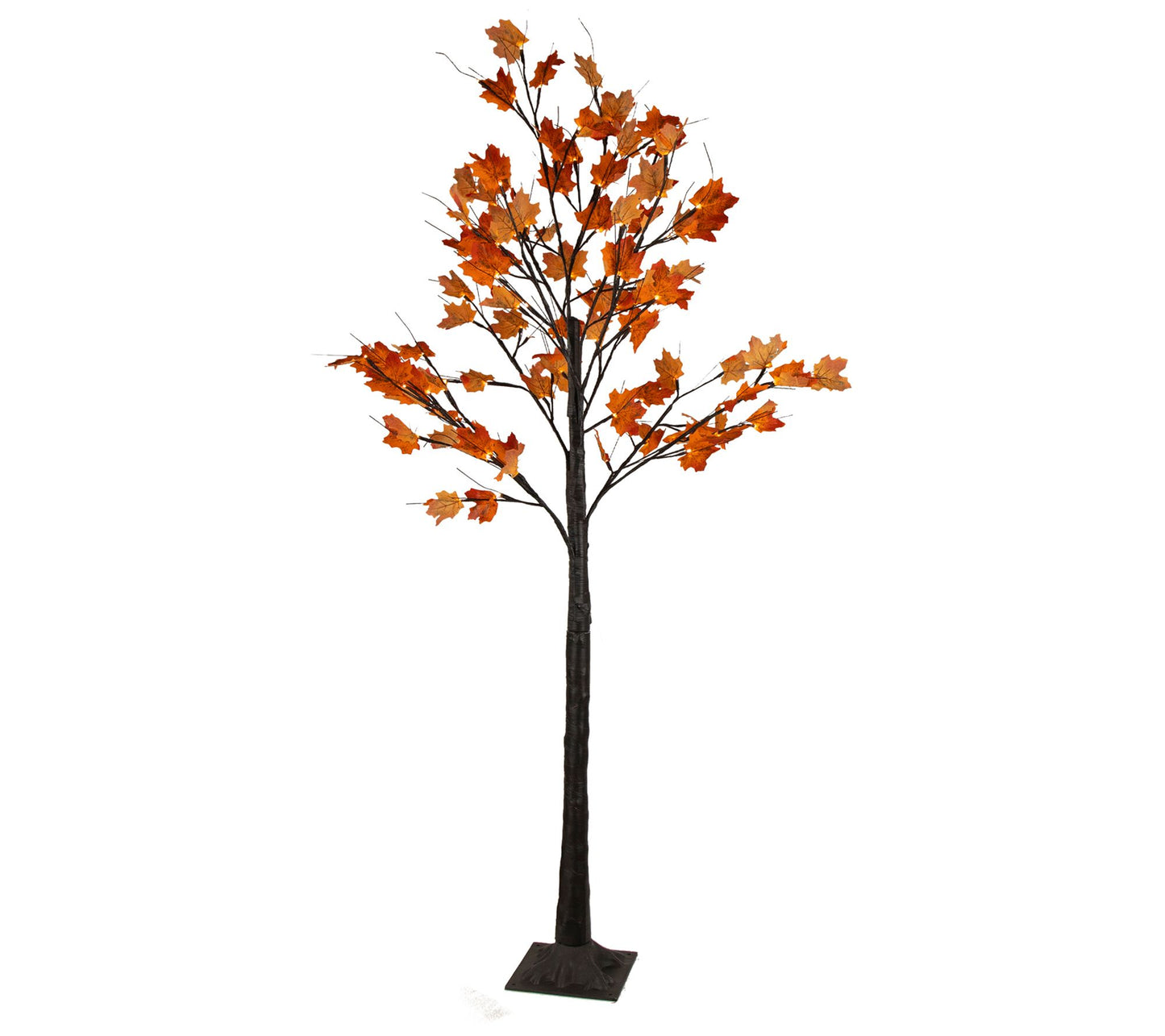 Northlight 6' LED Lighted Autumn Harvest Mapleeaf Tree