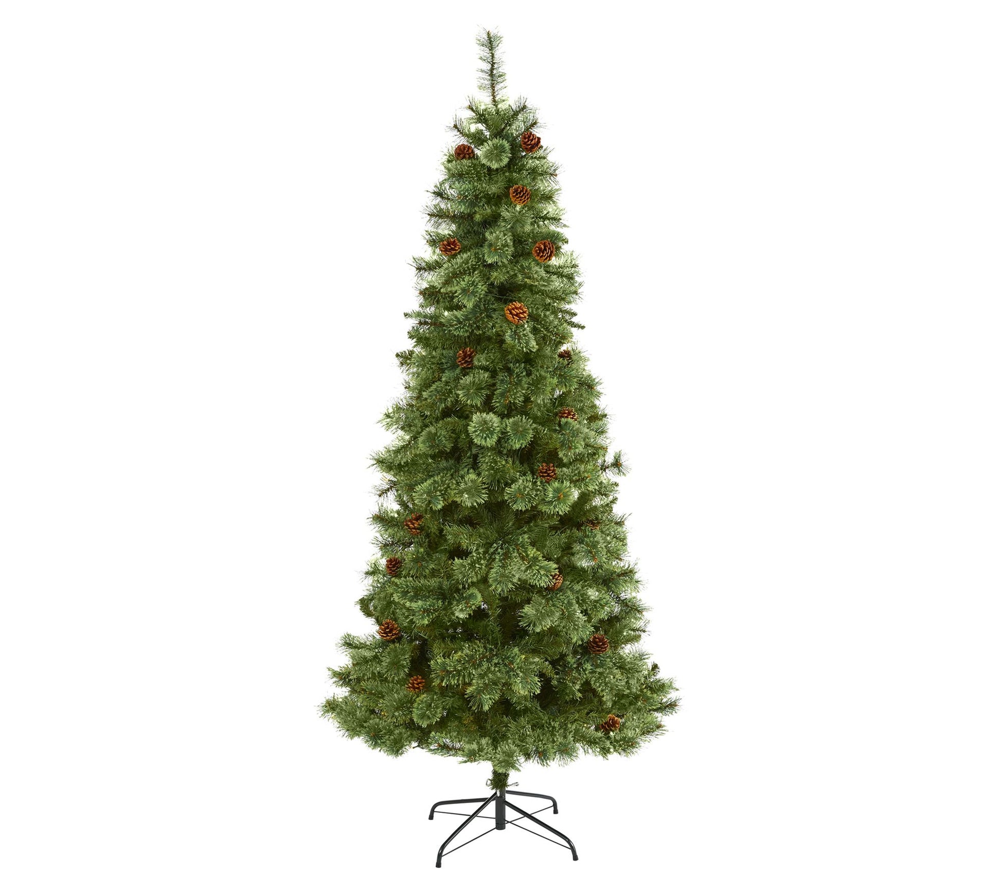 Nearly Natural 7' White Mountain Pine ChristmasTree