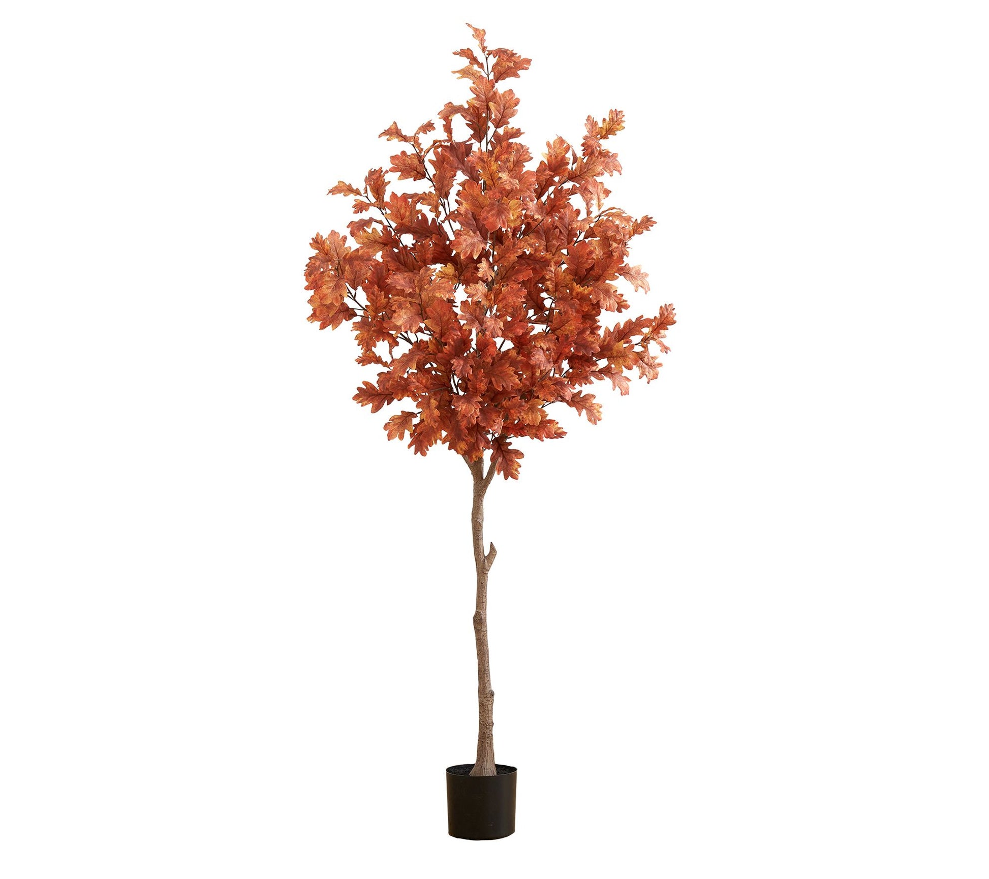 Nearly Natural 6-ft Autumn Oak Artificial Fallree