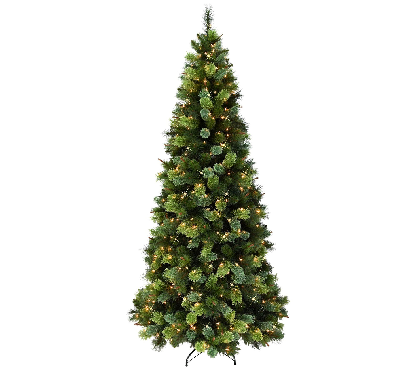 Puleo 6.5' Pre-Lit Slim Portland Artificial FirTree