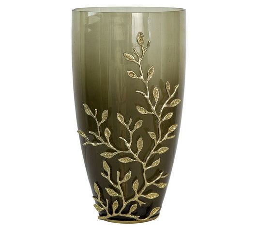 R. Nest 15" Climbing Vine Glass Vase