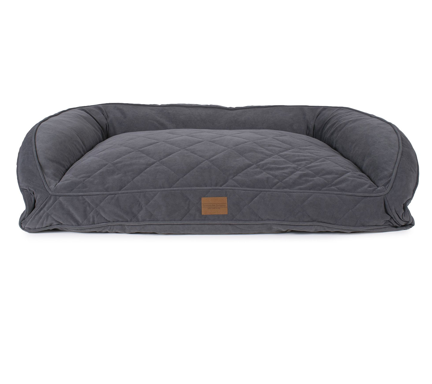 Carolina Pet L/XL Quilted Microfiber Bolster Bed