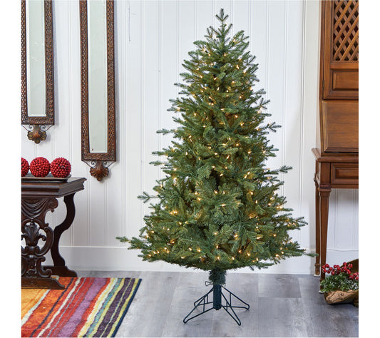 Nearly Natural 5' New Hampshire Spruce Faux Chrstmas Tree