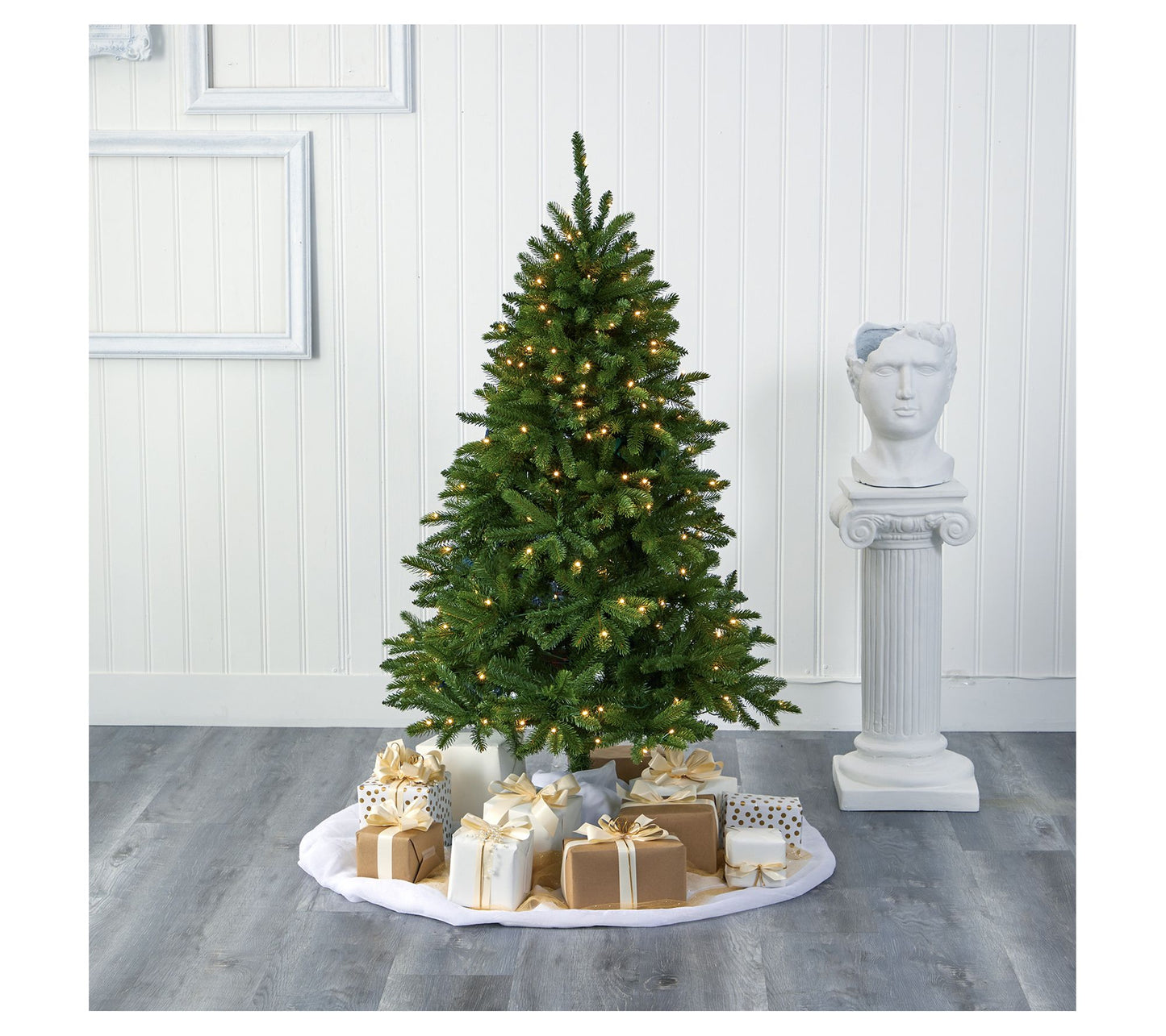 Nearly Natural 5-ft Sierra Natural Look Faux Ch ristmas Tree