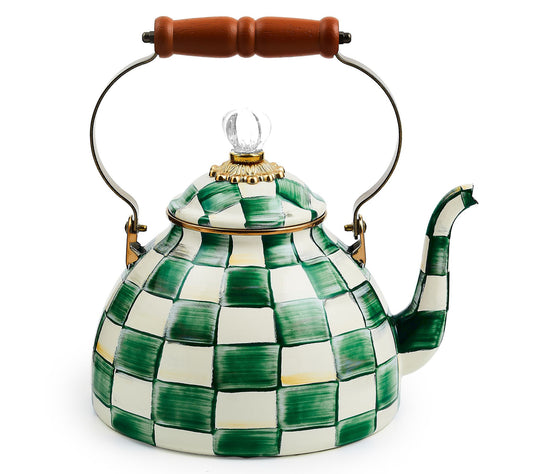 Mackenzie- Childs 3-Quart Enamel Tea Kettle