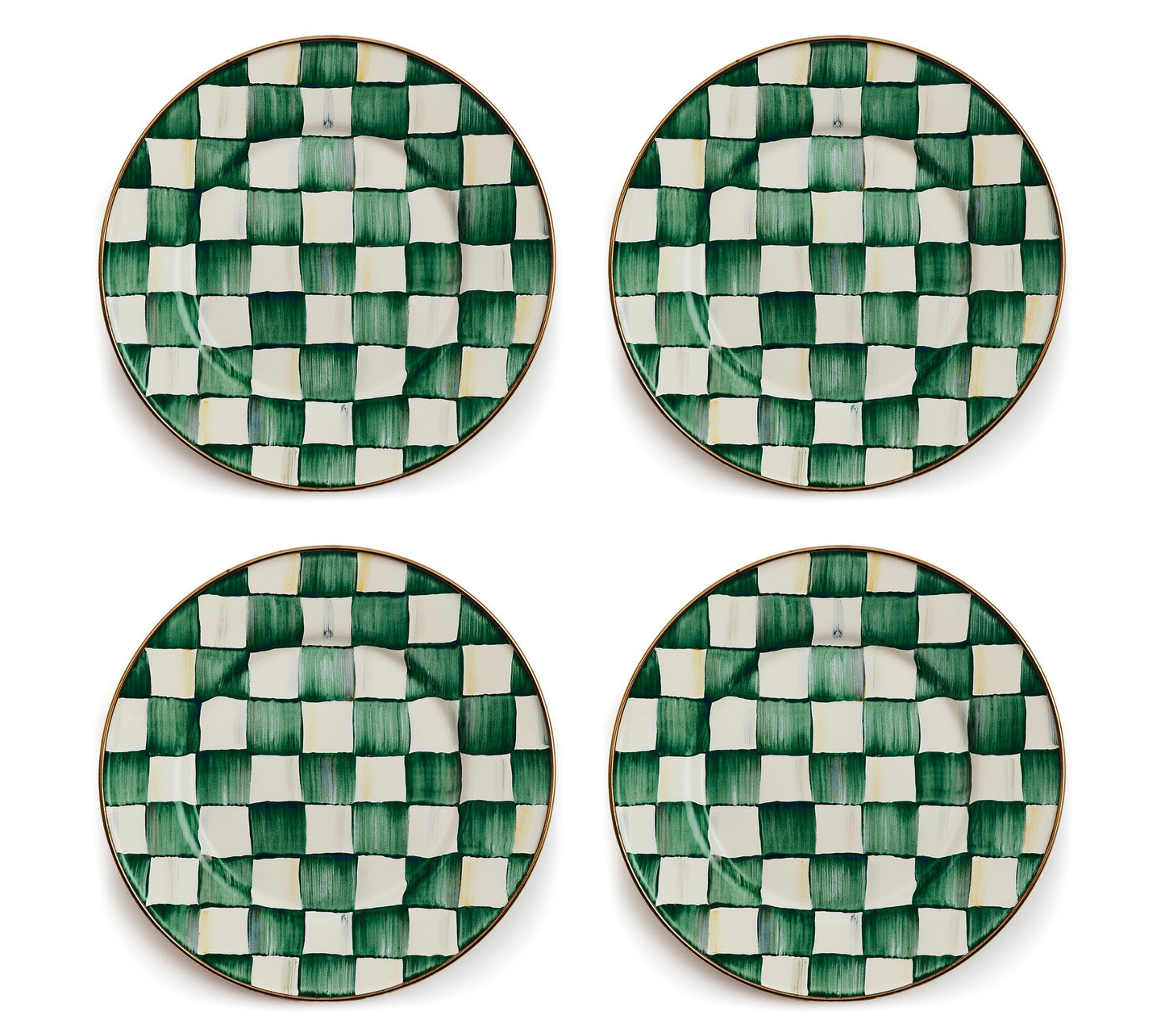 MacKenzie- Childs Set of 4 Salad Plates