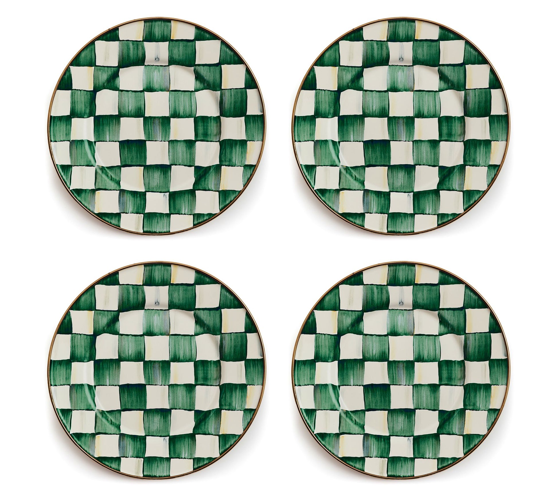 MacKenzie- Childs Set of 4 Salad Plates