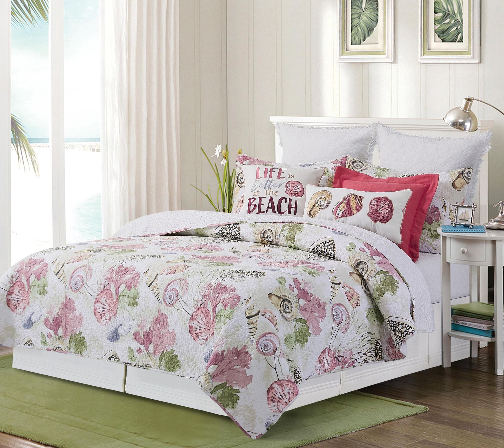 Vilano Bay Full/Queen Quilt Set by Valerie