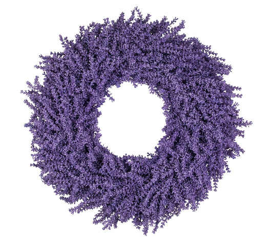 Northlight Purple Lavender Artificial Floral Sp ring Wreath