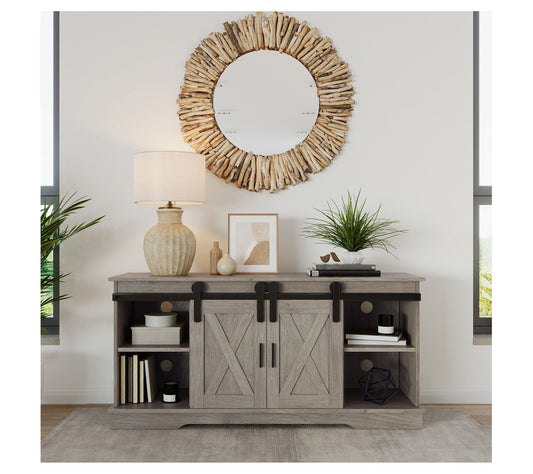 Lavish Home TV Stand 65" Entertainment Center w/ Media Console