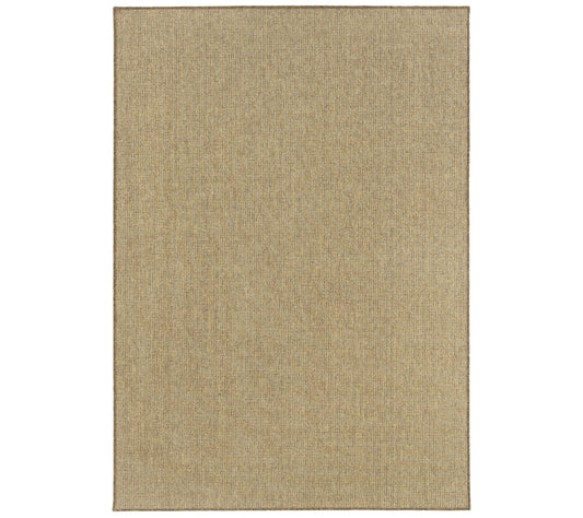 Veranda Living I/O Sand-Tan Faux Seagrass 7'10" x10'10" Rug