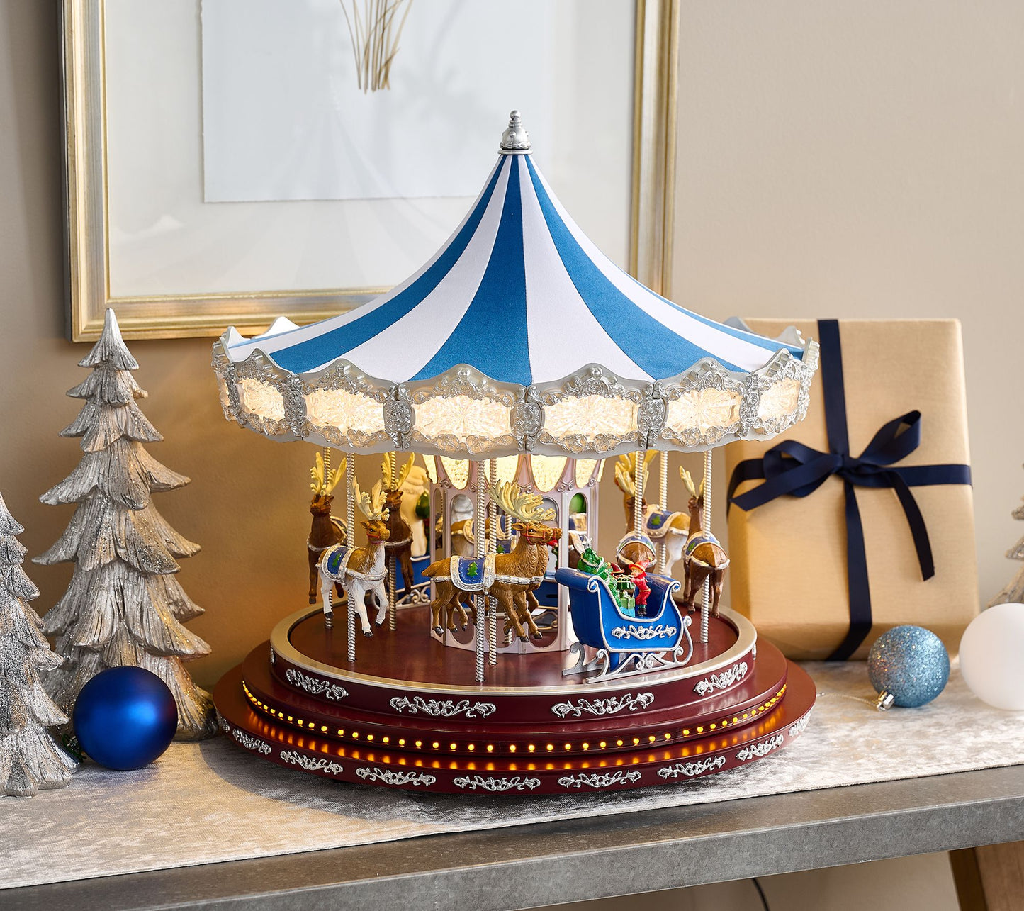 Mr. Christmas 16" Grand Heirloom Musical Carousel