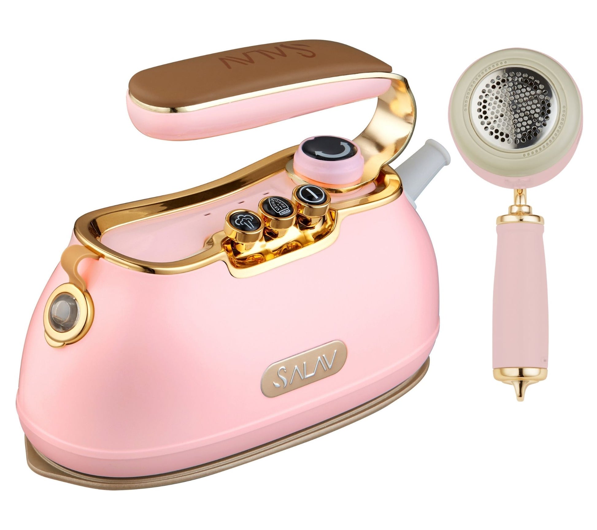 SALAV Retro Edition Iron+Steamer and Fabric Shaver Set