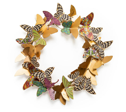MacKenzie-Childs Butterfly Wreath