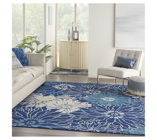 Nourison Passion 17 Navy/Ivory 8' x 10' Rug
