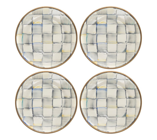 MacKenzie- Childs Set of 4 Appetizer Plates