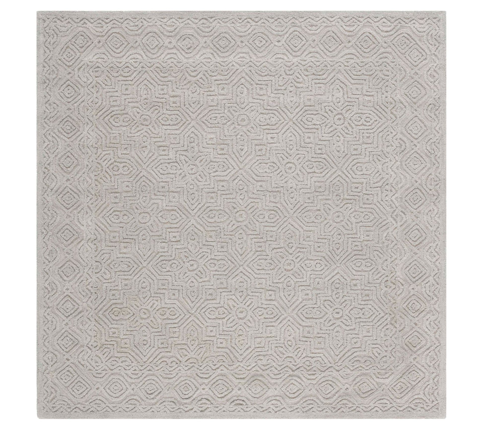 Textural Collection 6' x 6' Square Rug by Valerie