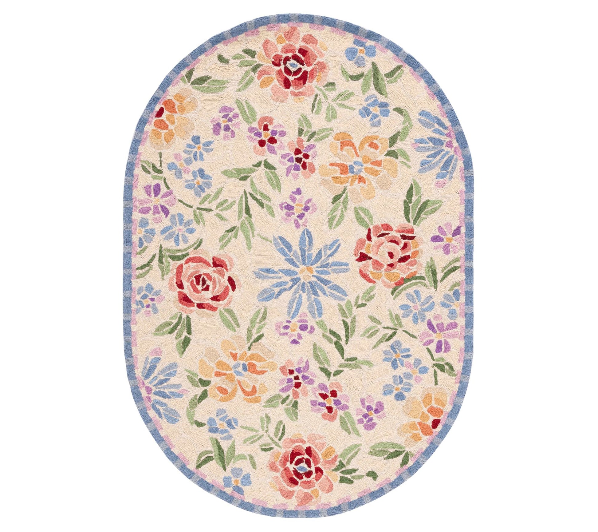 Chelsea Collection HK214 7'-6" X 9'-6" Oval Rugby Valerie