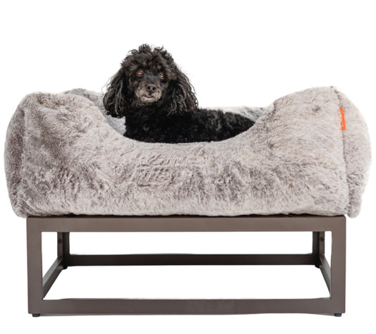 FUZI Pets Luxury Elevated Plus Dog Bed - Small
