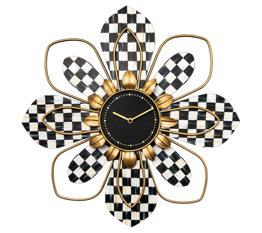 MacKenzie-Childs Blooming Wall Clock