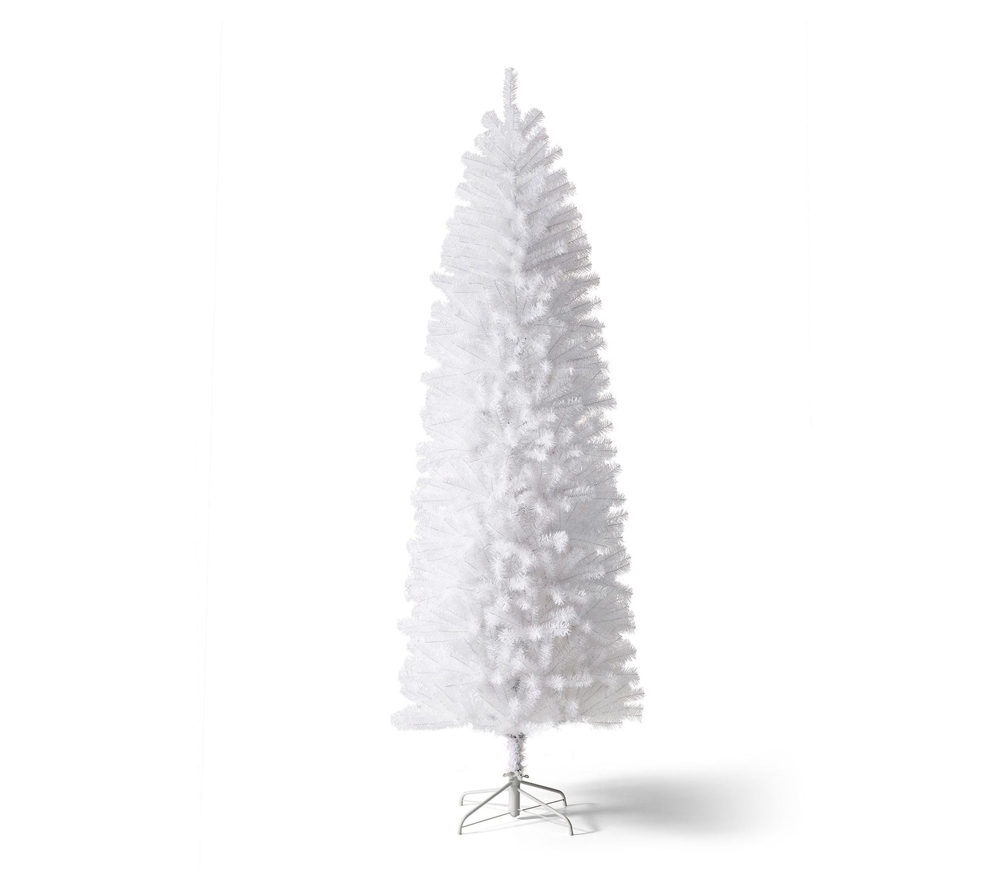 Glitzhome 7.5'  Pencil Tinsel Artificial Christmas Tree