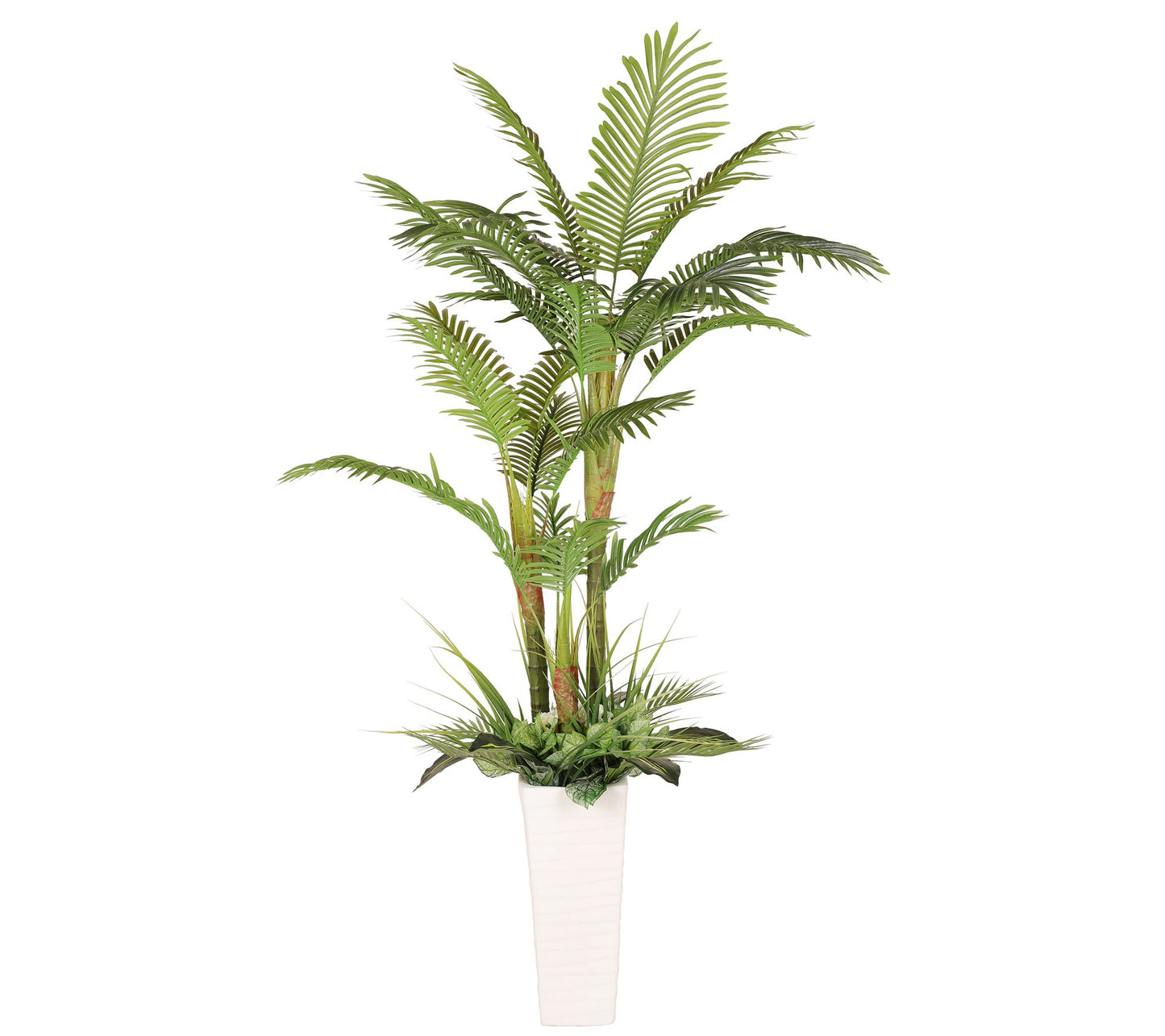 Puleo International 6 ft. Artificial Areca PalmTree with Pot