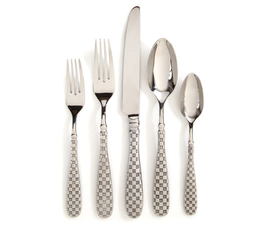 MacKenzie-Childs Check Flatware 5-Piece Place Setting
